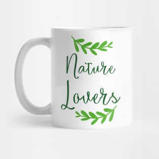 nature minimalist  lovers  typography  text Mug